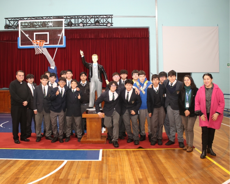 Estudiantes celebraron a Santo Domingo Savio con un especial “Buenos Días” salesiano