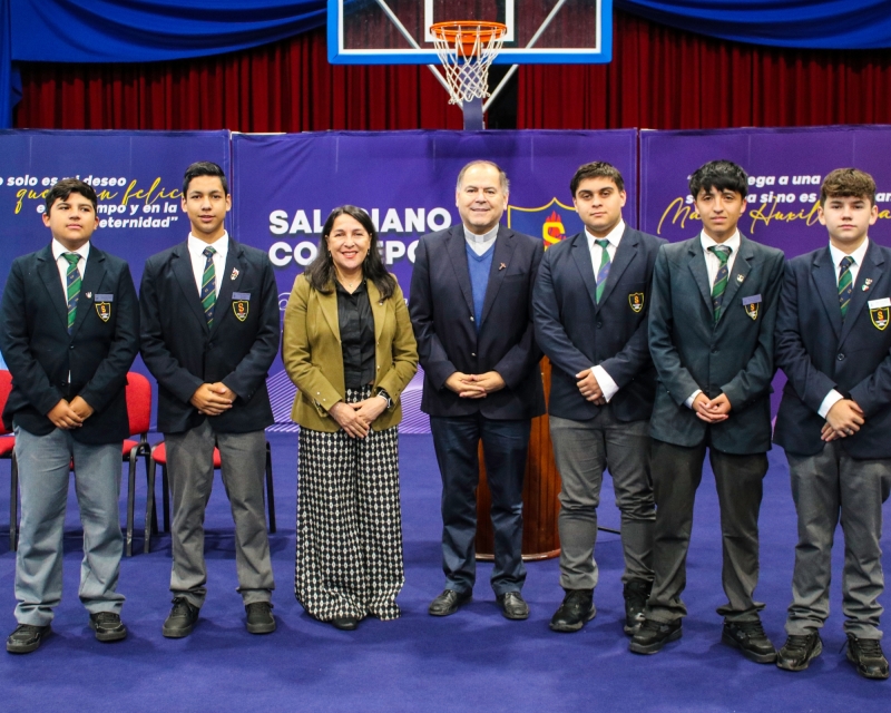 Colegio Salesiano de Concepción recibe visita inspectorial del Padre Nelson Moreno Ruiz